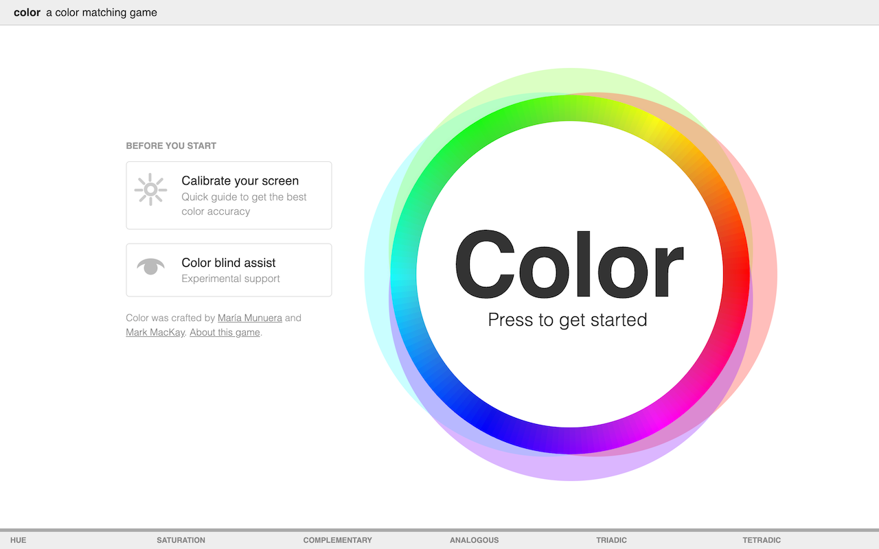 Color screenshot