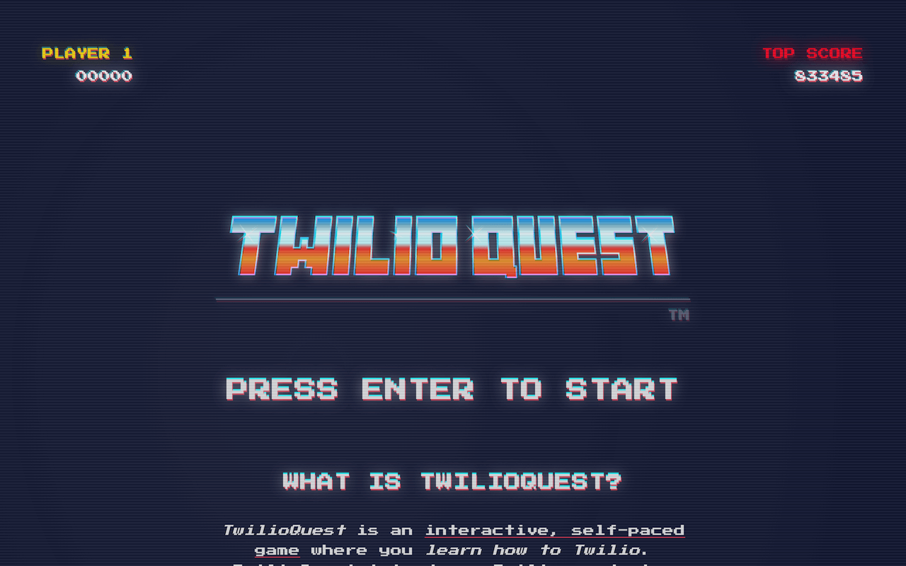 TwilioQuest screenshot