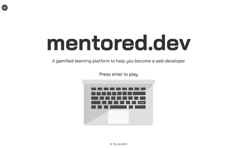 Mentored.dev screenshot