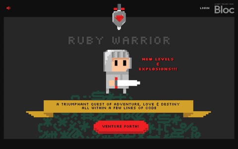 Ruby Warrior screenshot